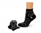 Preview: Rollrand Kurzschaftsocken 8cm hoch "gemustert" ohne Gummidruck Gr. 35/38 & 39/42 gekettelt