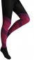 Preview: Diagonalstreifen Musterstrumpfhose aus weicher Baumwolle in 3 Farben Gr. 38/40 bis 46/48