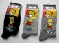 Preview: Bart Simpsons die Kindersocken aus weicher Baumwolle mit Elasthan Gr. 27/30