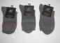 Preview: Damensocken mit Weichbund in schwarz & grau mit Musterkannte Gr. 35/38 & 39/42 im 3er Pack