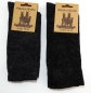 Preview: 30% Wolle & 13% Alpakawolle "feine, weiche & einfarbige Socken" Gr. 35/38 bis 43/46 im 2er Pack