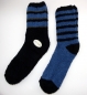 Preview: Kuschelsocken mit Streifen MEN im 2er Pack Gr. 40/45