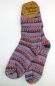 Preview: 70% Wollsocke "Molly die Lieblingssocke" jedes Socke ein Unikat Gr. 35/38 bis 43/46