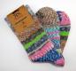Preview: 75% Wollsocke "Wilde Molly" RS jedes Socke ein Unikat Gr. 35/38 bis 43/46