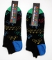 Preview: "Motiv" Sneakersocken aus weicher Baumwolle im 2er Pack Gr. 36/41 & 42/47 nahtlos