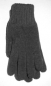 Preview: Kinder Fingerhandschuhe super weich wie selbst getrickt "natur und graphit" 6 bis 14 Jahre