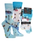 Preview: Motivsocken socks4fun "Freizeit & Party" im 2er Pack  Gr. 36/41 & 42/47 gekettelt neu