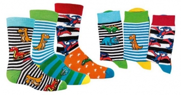 Shimasocks Kinder Socken Dino 3-er Pack