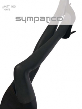 100 den uni, blickdicht, super weich & wärmende Feinstrumpfhose "Sympatico" Gr. S bis XL(44/46)
