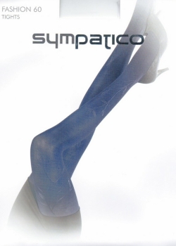 60 den blickdichte & glänzende Strumpfhose "Reverso" Gr. S & M bordeaux