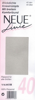 Feinkniestrümpfe 40 den blickdicht in schwarz für alle Schuhgrößen passend im 2er Pack