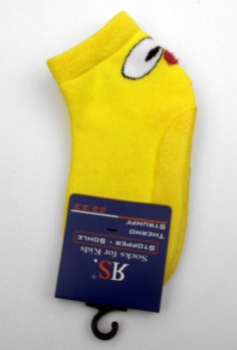 Kurzschaft Frotteesocken mit ABS Vollsohle & Fersenmuster "RS" gekettelt Gr. 20/21 bis 26/27