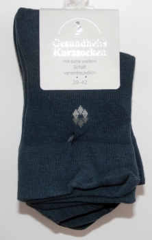 .Kurzsocken "Trichter" mit extra weitem Bund 16cm hoch CNB im 3er Pack Gr. 39/42 & 43/46 neu