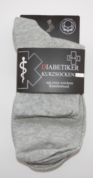 ".Diabetiker KURZ Soxx 14cm hoch ohne Gummi extra breiter Rand CNB Gr. 40/43 & 44/47 im 3er Pack