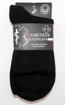 ".Diabetiker KURZ Soxx 14cm hoch ohne Gummi extra breiter Rand CNB Gr. 40/43 & 44/47 im 3er Pack