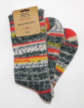 75% Wollsocke "Wilde Molly" RS jedes Socke ein Unikat Gr. 35/38 bis 43/46