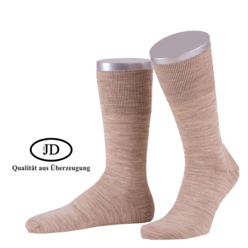 80% "Merino" Wollsocken & 10% Baumwolle "fein & edel mit Softrand" JD Gr. 38/39 bis 48/49