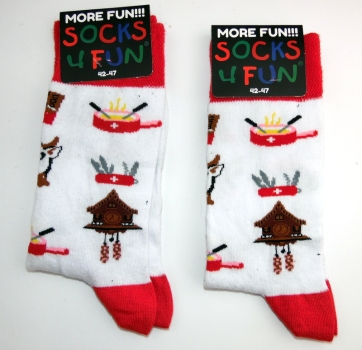 Motivsocken Socks4fun "Sprüche, Länder, Arbeit" Gr. 36/41 & 42/47 im 2er Pack nahtlos neu