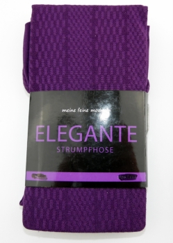 60 den Blickdicke & insich gemustere Strumpfhose one sice (40/44) "Elegante"