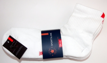 Sport Kurzschaftsocken mit einem dickem Fußbett ca. 12cm hoch StarSocks Gr. 35/38 bis 47/50 im 3er Pack
