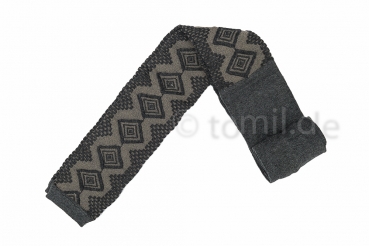 Crönert weiche Baumwoll Legging "Zick Zack" Gr. 38/40 bis 42/44