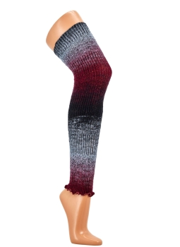 30% Wollstulpen 60 cm extra lang farbig & breiter Farbverlauf