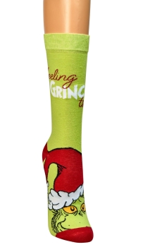 The Grinsch Weihnachtssocken im 2er Pack Gr. 36/40 & 40/46 gekettelt