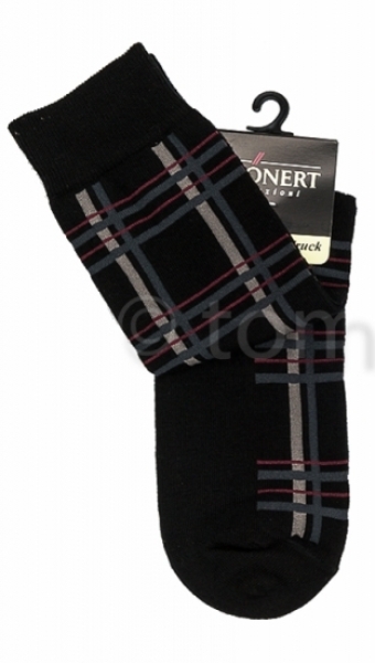 Crönert gemusterte Socken "Schottenkaro Muster" Gr. 39/42 & 43/46