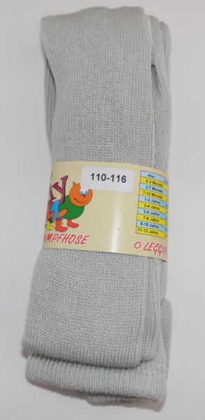 100% reine Baumwollstrumpfhosen "natur pur" für Babys & Kinder 1:1 Rippstruktur Gr. 44 bis 134/146