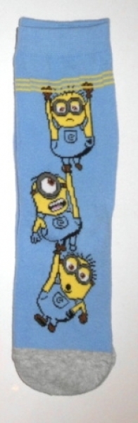 Mineonssocken aus weicher Baumwolle (70%) Größe 23/26 bis 31/34 für Kinder