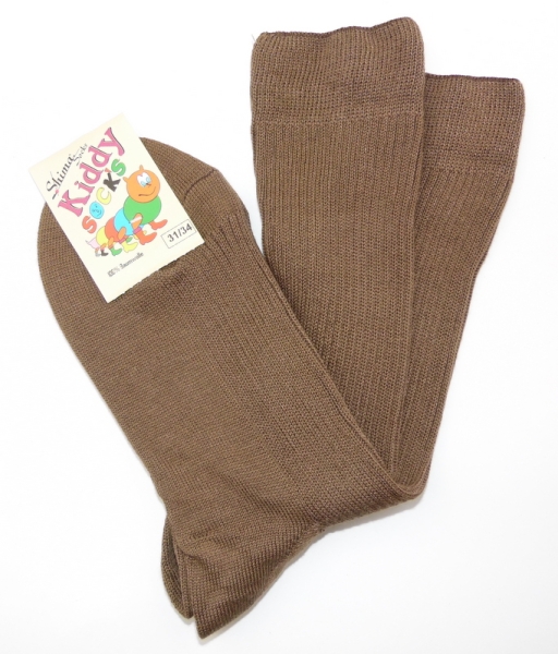 100% reine Baumwoll Kindersocken "mit & ohne geripptem Umschlagrand" Gr. 19/22 bis 39/42
