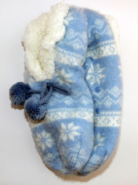 Ballarinas mit Innenfell & ABS Noppen Qano "kuschlig warm & super weich" HomeSOCKS Gr. 35/38 bis 43/46