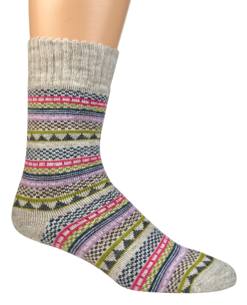 50% Wolle & 10% Alpakawolle dicke Thermo Socken "Hygge" Gr. 35/38 bis 43/46