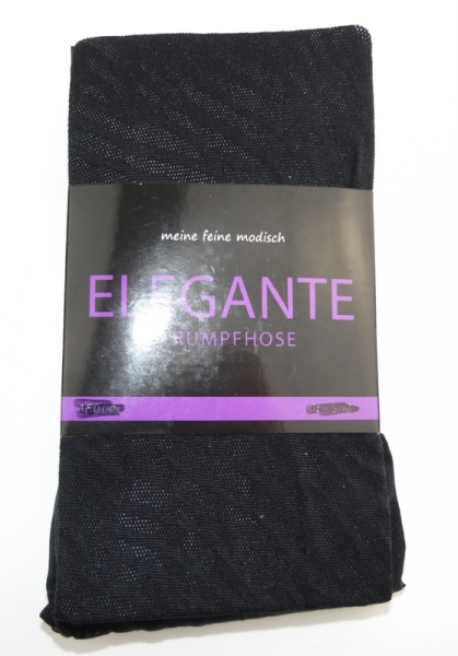 60 den Blickdicke & insich gemustere Strumpfhose one sice (40/44) "Elegante"