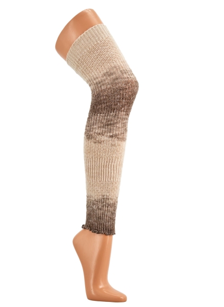 30% Wollstulpen 60 cm extra lang farbig & breiter Farbverlauf