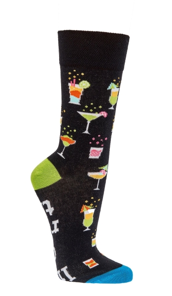 Motivsocken socks4fun "Freizeit & Party" im 2er Pack  Gr. 36/41 & 42/47 gekettelt neu