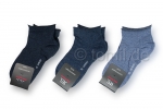 Rollrand Kurzschaftsocken ohne Gummidruck "RS Baumwolle" UNI Gr. 35/38 & 39/42 nahtlos im 3er Pack