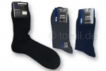 100% mercerisierte Baumwolle glatt mit leichtem Glanz in schwarz & dunkel Gr. 39/42 & 43/46 im 3er Pack nahtlos