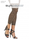 50 den Damenlegging "Amina" Schlangendesign im Metallic-Look Gr. S bis XL in 2 Farben