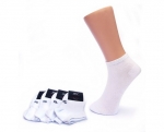 einfarbige Sneakersocken von Riese Strümpfe Gr. 35/38 bis XXL 52/54 im 4er Pack nahtlos