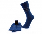 Anzugsocken mit Jeansmuster Übergröße 47/50 im 2er Pack nahtlos von Sympatico