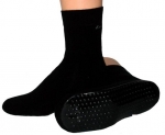 vollbeschichte und dicke "Socken schuhe mit Gummi ABS" in schwarz Gr. 35/38 bis 43/46