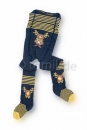 Babystrumpfhose mit dickem Fußbett von Ergora "Elch mit Spoiler" gekettelt aus Deutschland Gr. 62/68