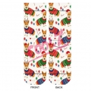 bunt bedruckte Socken in 3 Weihnachtsmotiven "Hund" COOL7 Socken