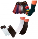 Zehensocken aus weicher Baumwolle viele Farben "Socks4fun" one sice