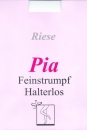 HALTERLOSE Strümpfe "Pia" 20 den Gr. 8 1/2  bis 11 in 4 Farben