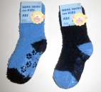 Kuschelsocken mit ABS Stoppernoppen super wärmend für Boy und Girl in 4 Farben Gr. 23/26 bis 35/38 im 2er Pack