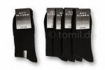 100% glatte Baumwollsocken "MEN" mit Softrand, fast ohne Gummi Gr. 39/42 & 43/46 im 5er Pack