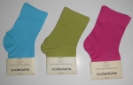 extra feine & dünne Baumwollsocken mit Modefarben "Sympatico" Gr. 35/38 & 39/42 im 2er Pack