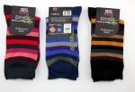 Bambus farbige Ringelsocken mit weichem Softrand RS Gr. 35/38 & 39/42 im 3er Pack nahtlos